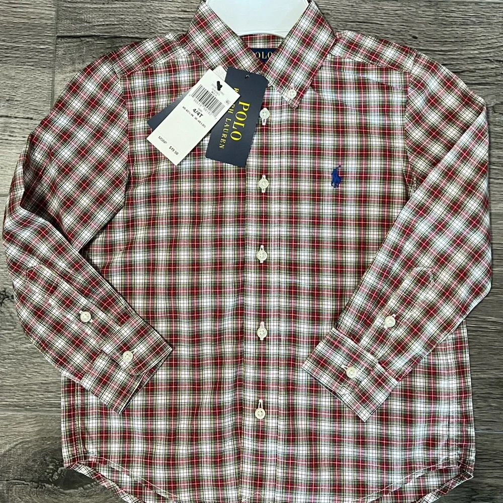 NWT Ralph Lauren Sz 4T button up shirt - Picture 3 of 6